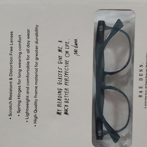 TWELVE pairs of RAE DUNN "judy" readers, 1.50 strength, 5 w/blue light coating. - Picture 6 of 7